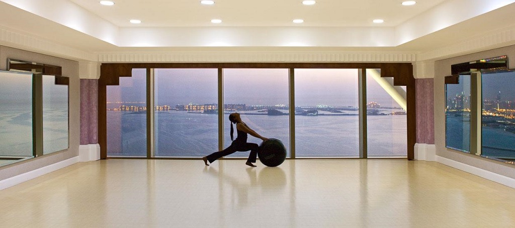 Burj Al Arab Hotel vistas gimnasio