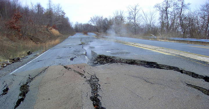 Centralia, un pueblo fantasma en Estados Unidos