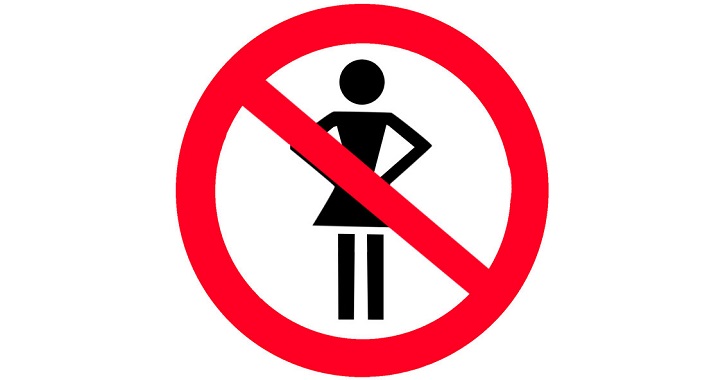 lugares prohibidos mujeres