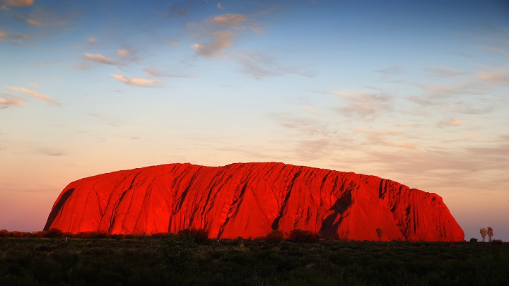 Uluru-atardecer