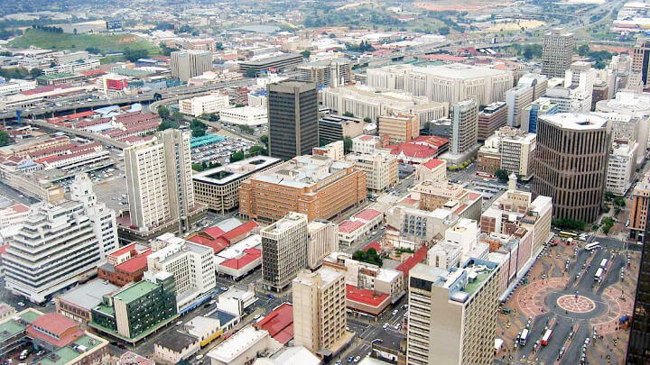 Las ciudades importantes de Sudáfrica